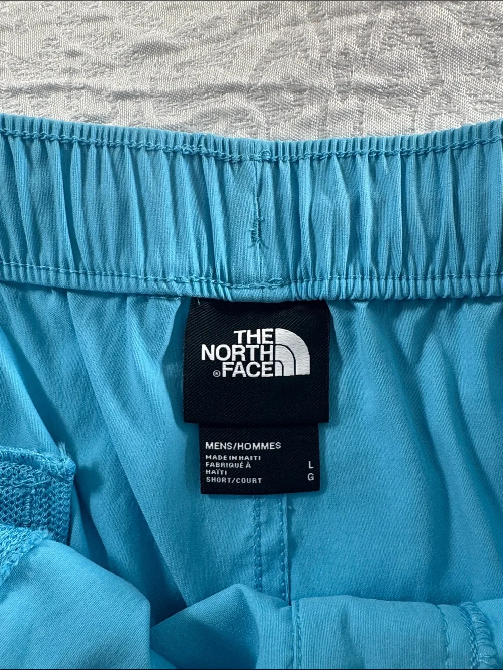 The North Face Aqua Blue Athletic Shorts